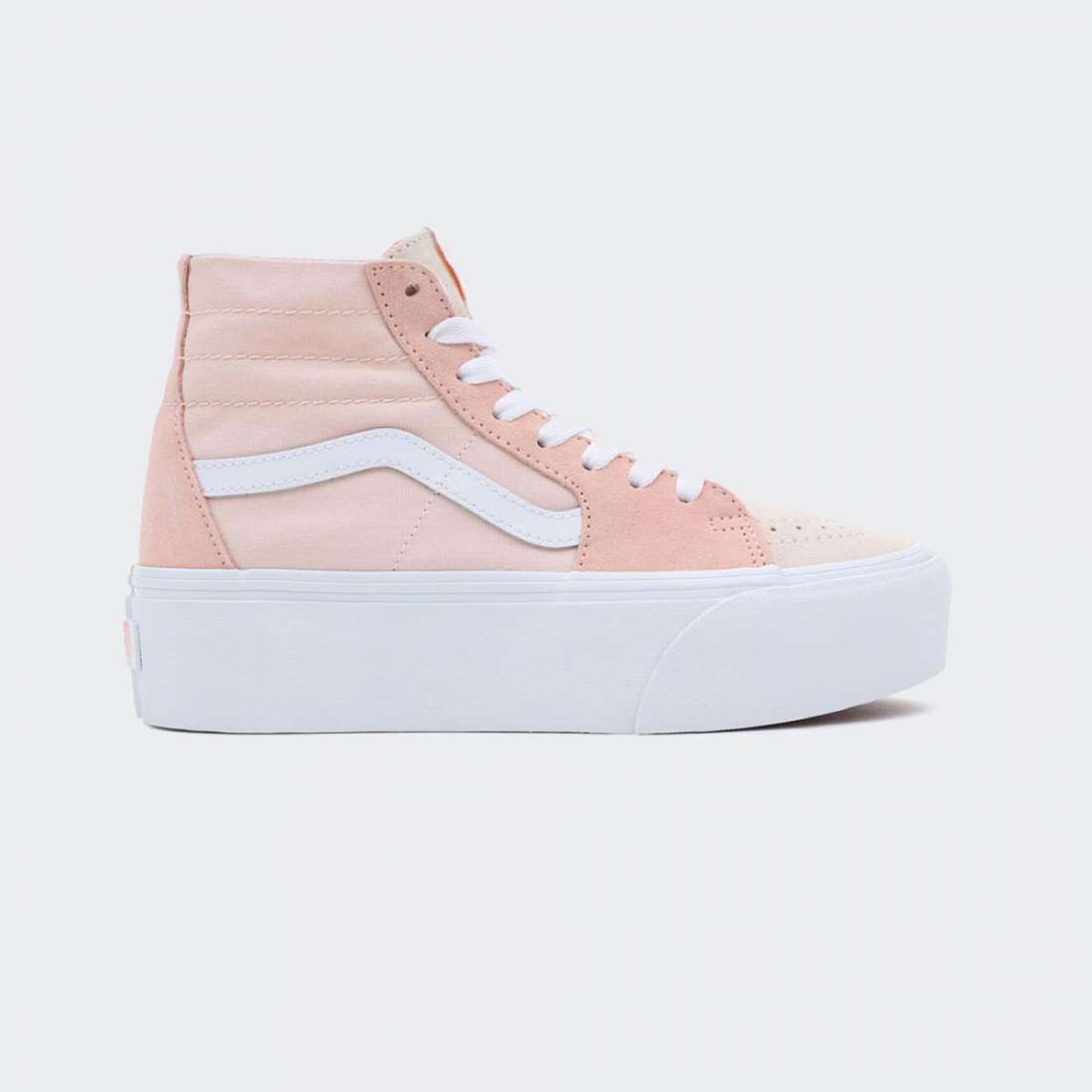 VANS SK8-HI STACKFORM W BLOCK PEACH