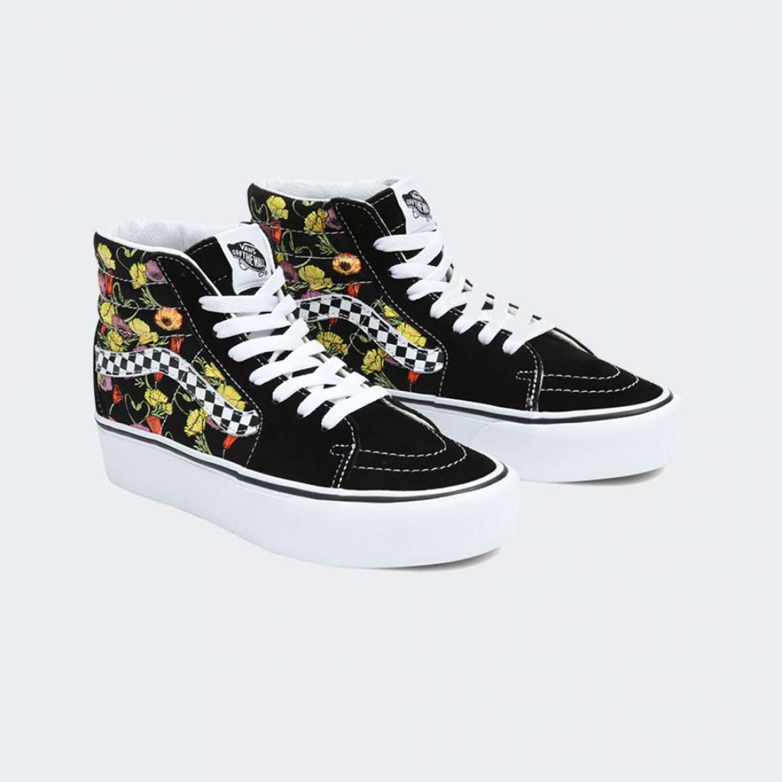 VANS SK8-HI PLATFORM 2.0 POPPY/CHECKERBOARD/BLACK