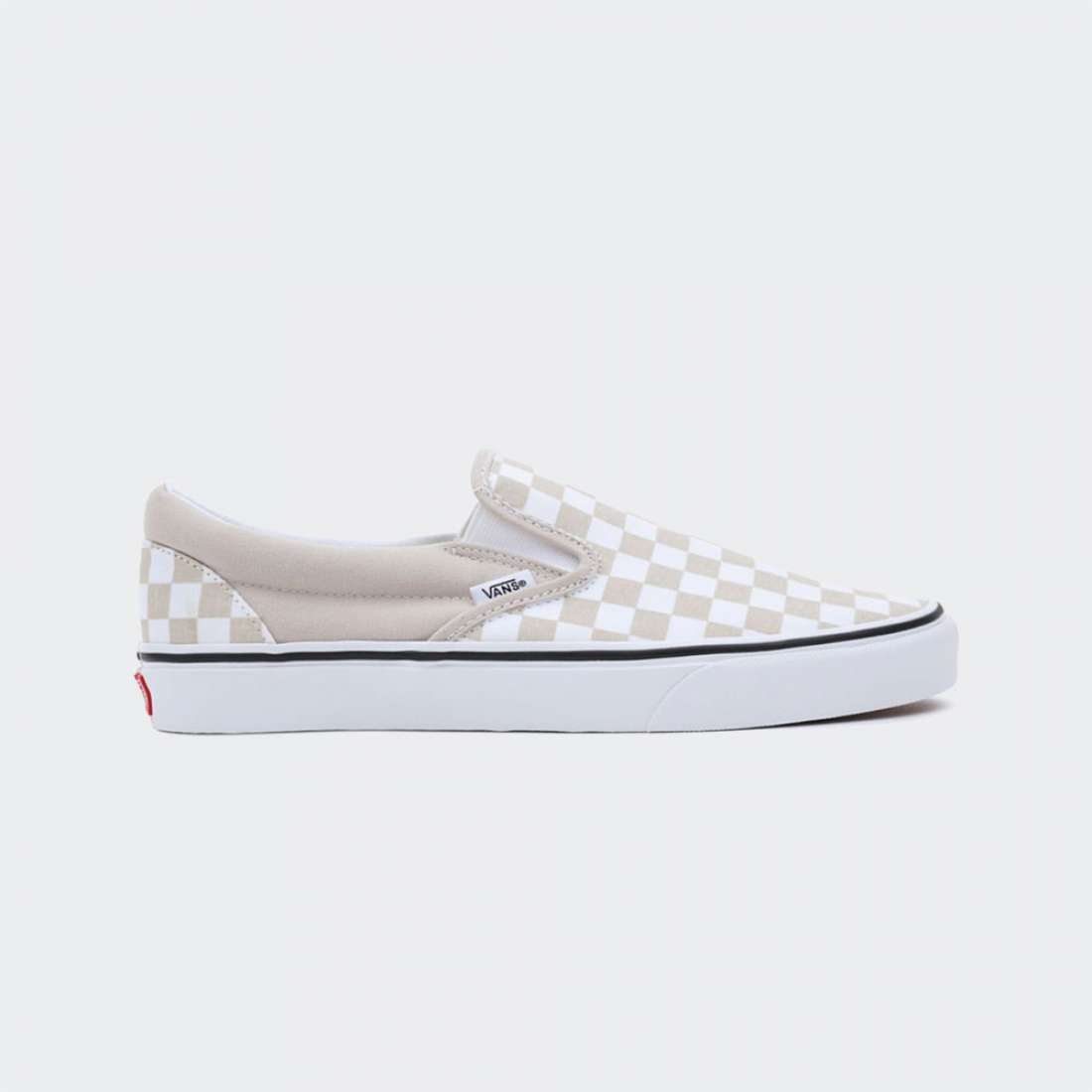 VANS SLIP-ON W CHECKERBOARD/FRENCH OAK