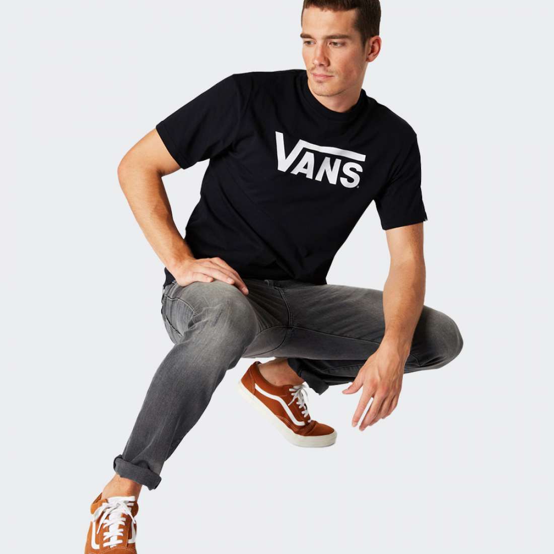 TSHIRT VANS CLASSIC BLACK/WHITE