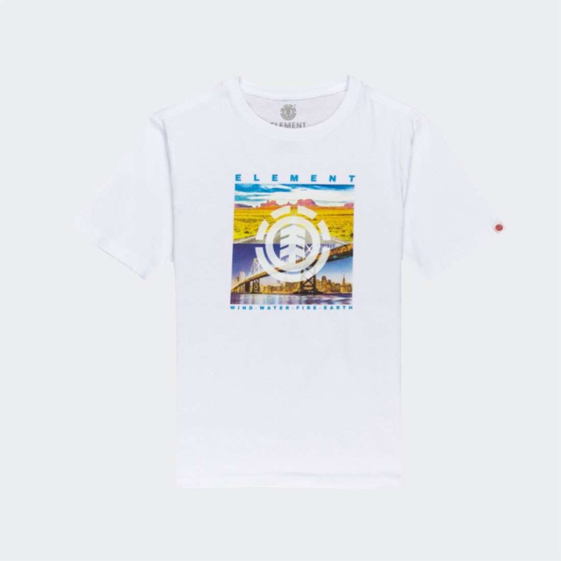 TSHIRT ELEMENT PEORIA BOY OPTIC WHITE