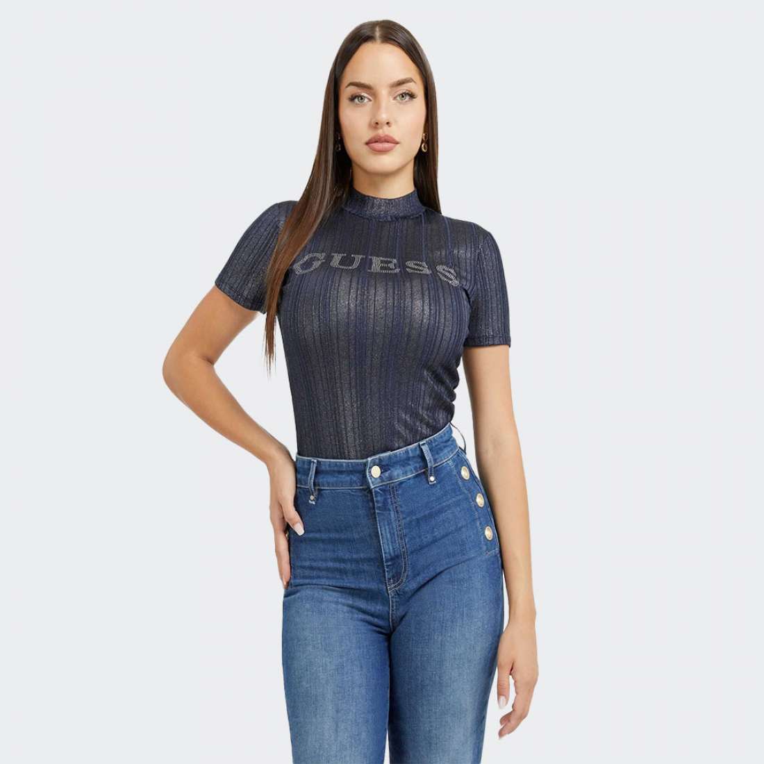 TSHIRT GUESS CRISTRINA LOGO FJ1S