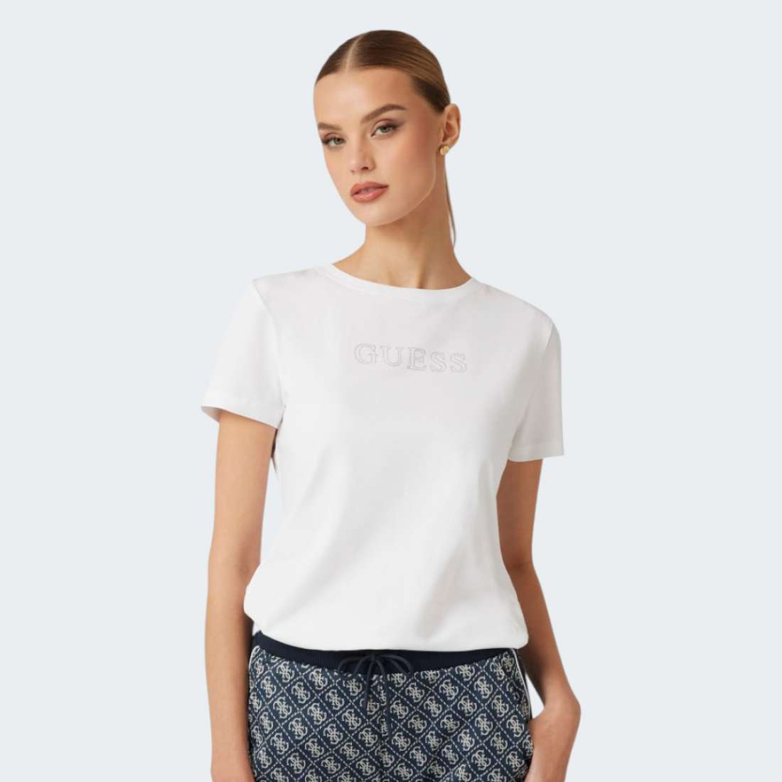 TSHIRT GUESS STRASS F0D9