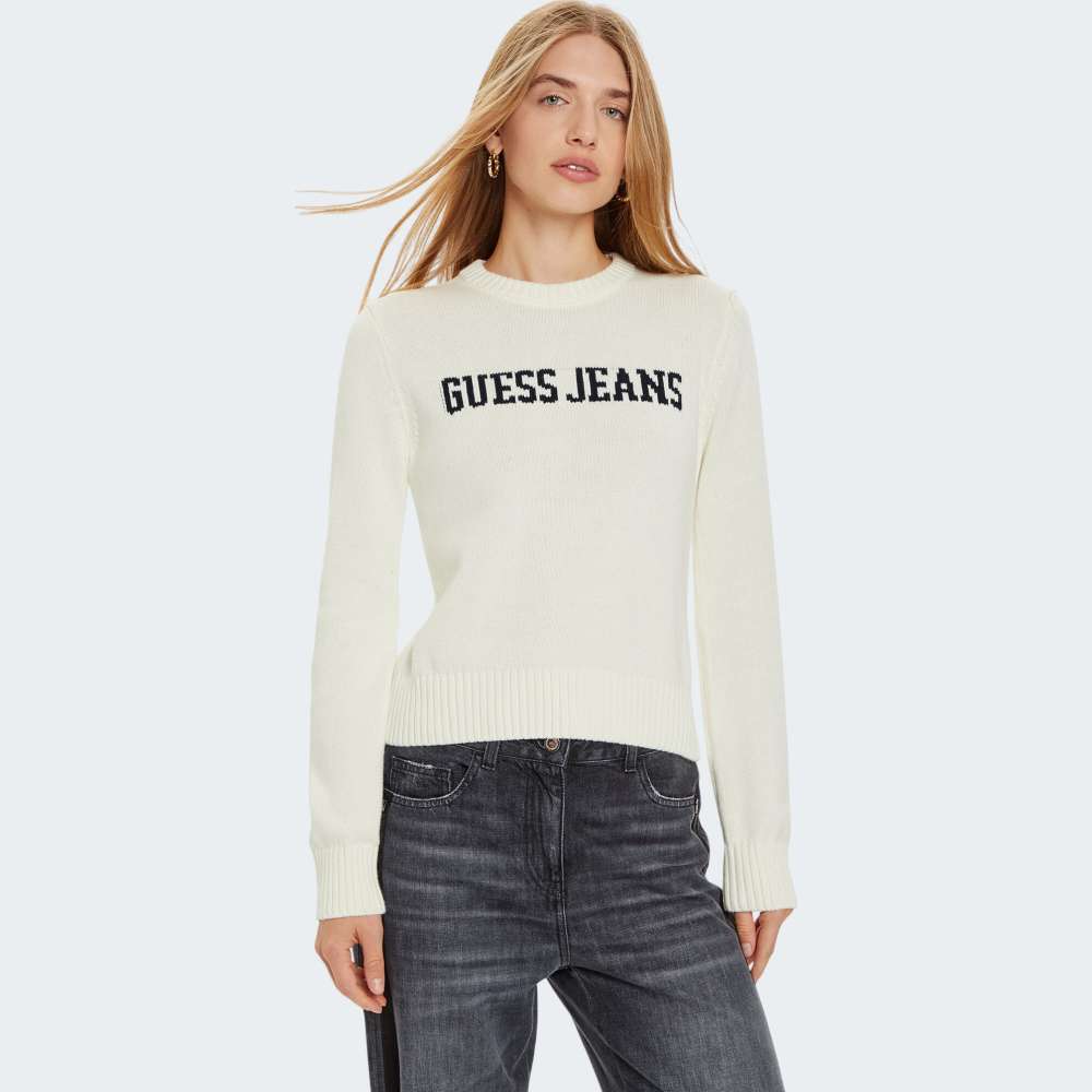 SWEATSHIRT GUESS INTARSIA
