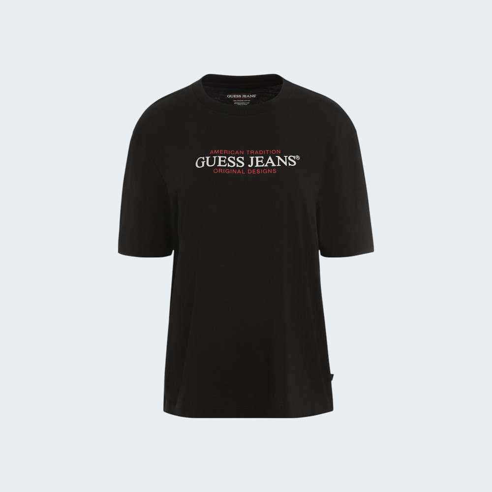 TSHIRT GUESS AMERICAN JBLK