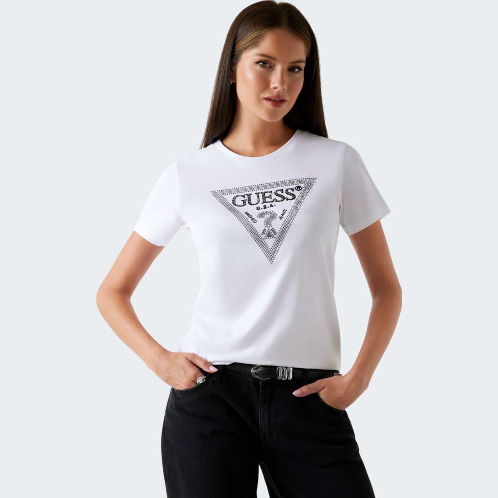  TSHIRT GUESS KRYSTAL TRAINGLE
