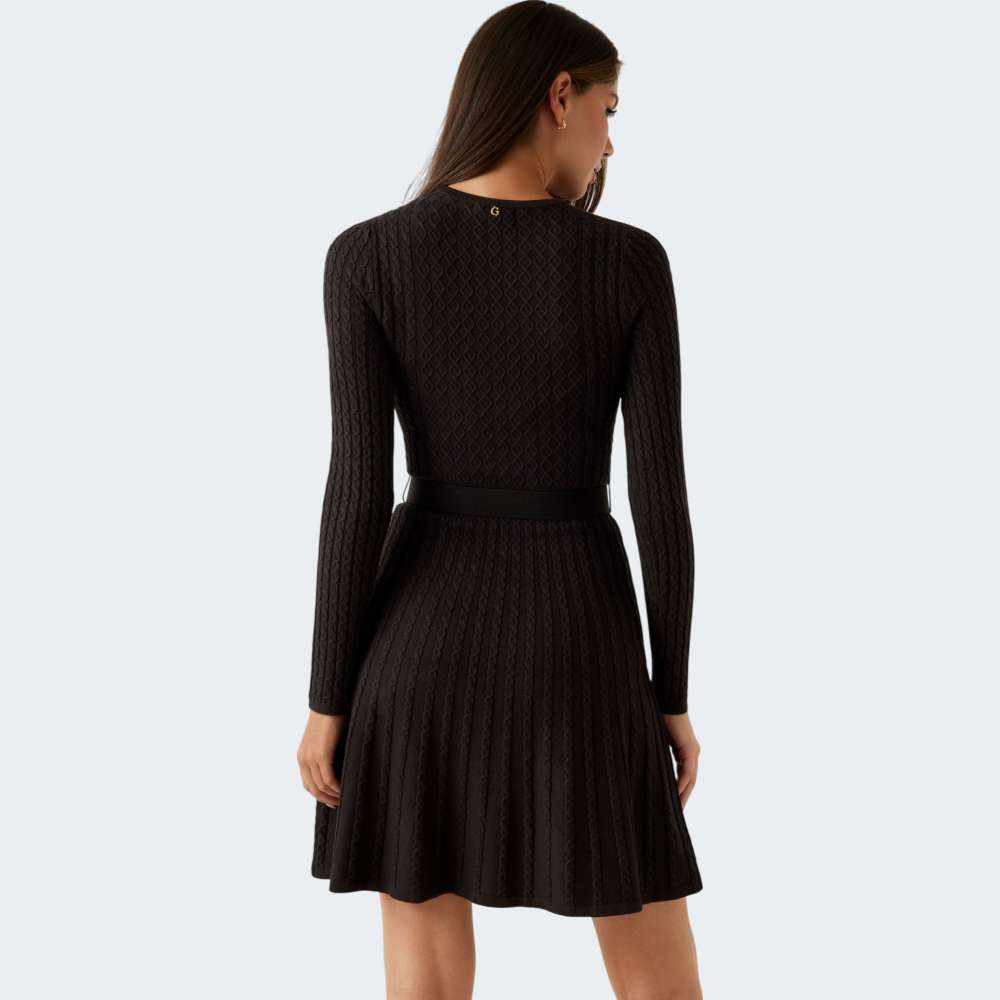 VESTIDO GUESS CABLE BELTED HANA