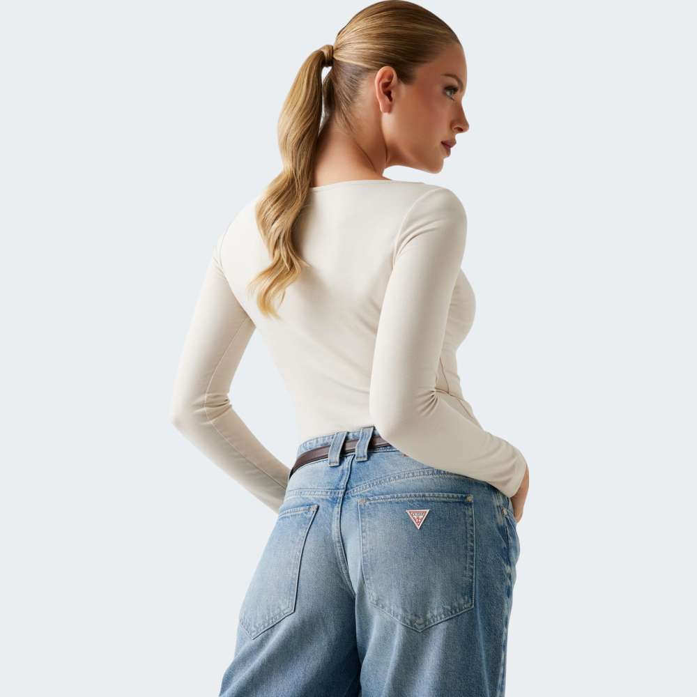 LONGSLEEVE GUESS BOAT NK BASIC