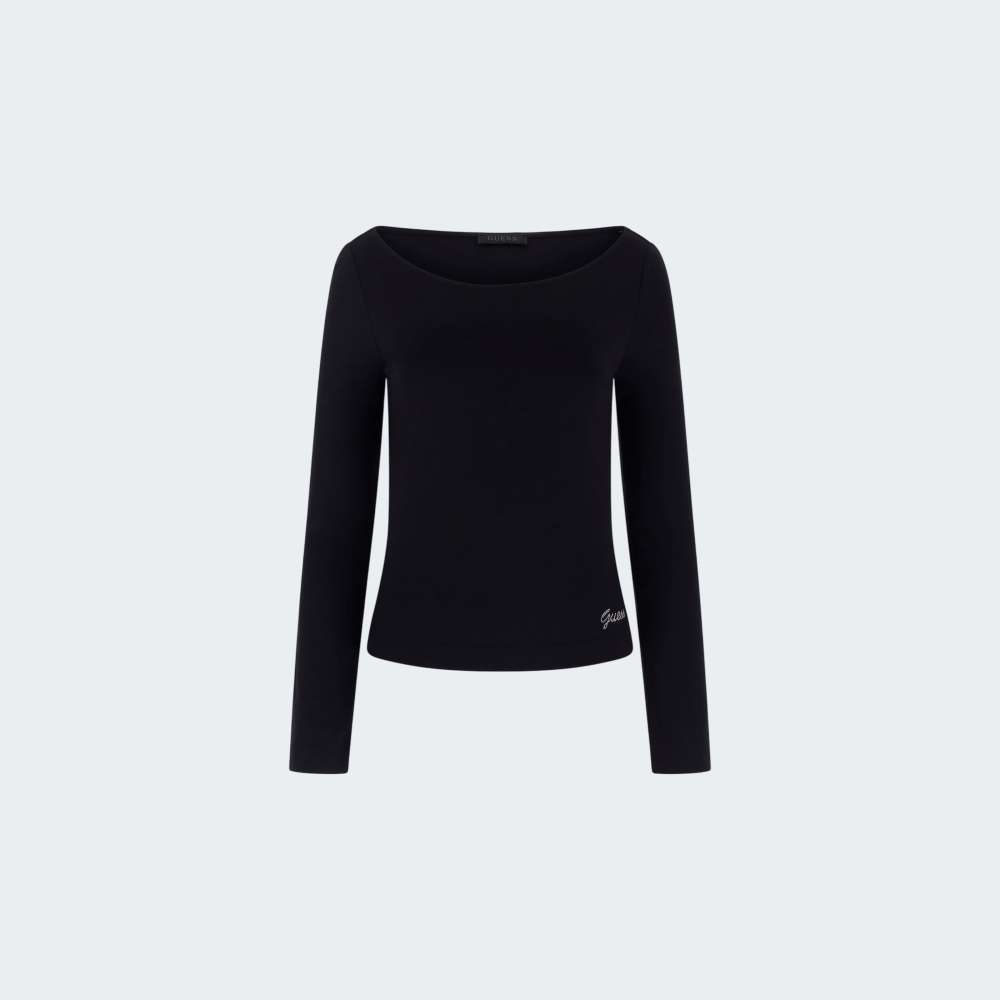 LONGSLEEVE GUESS BOAT NK BASIC