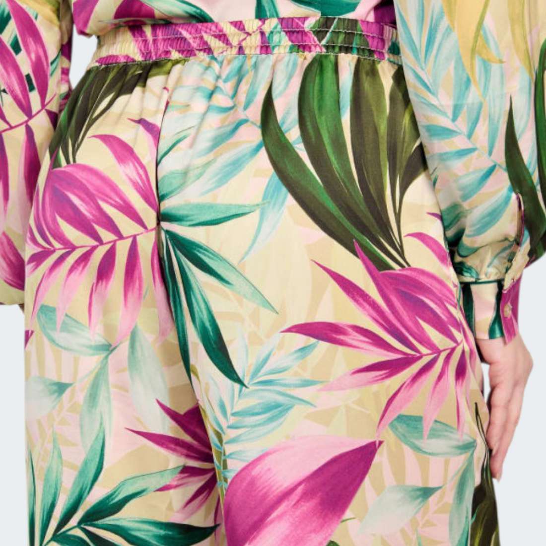 CALCAS GUESS INES WIDE LEG JOGGER P8FY