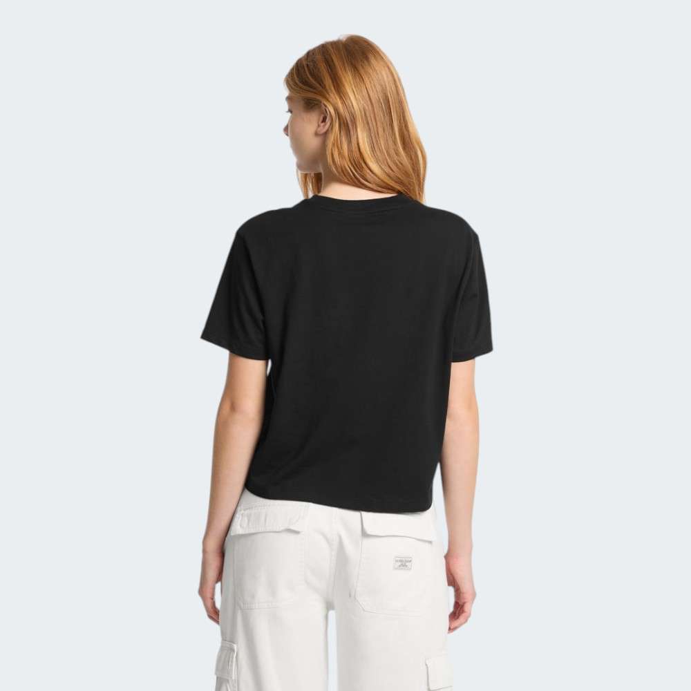 T-SHIRT GUESS GJ SS CN BOXY EMBRO LOGO JBLK
