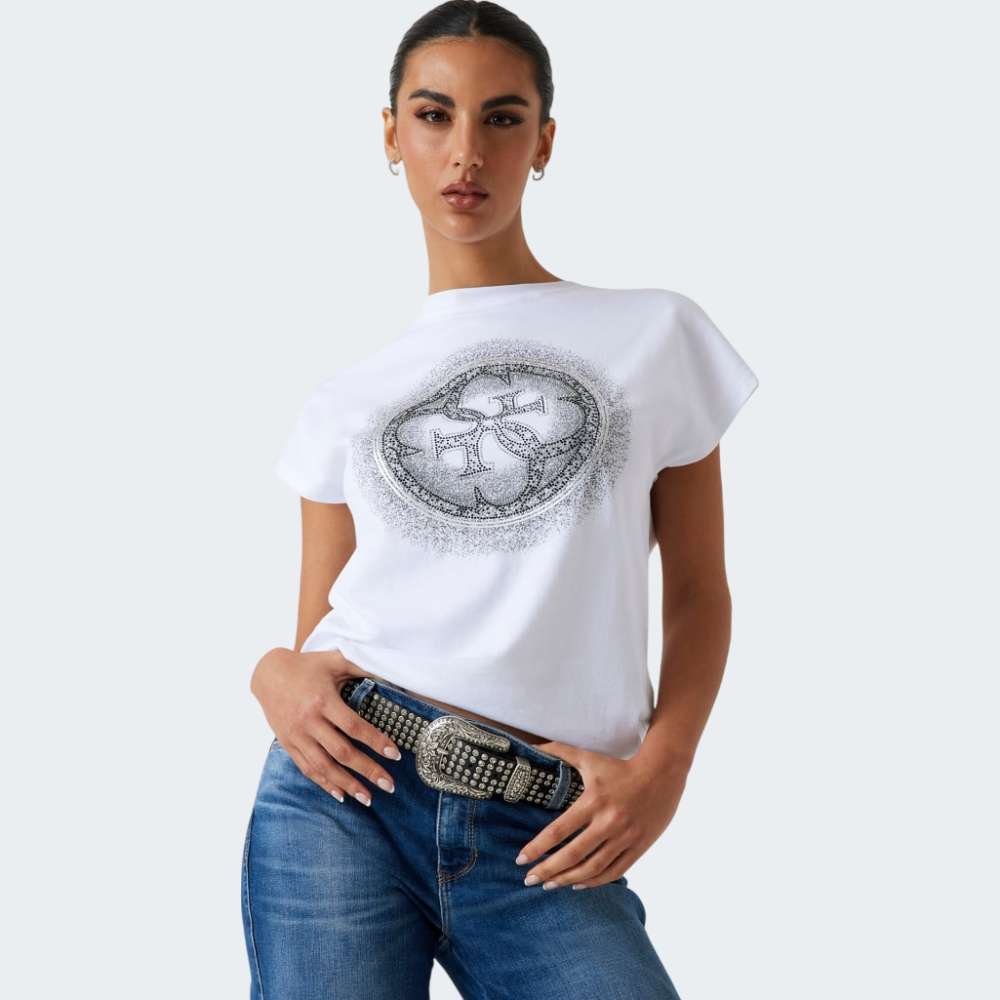 TSHIRT GUESS CN SS 4G SHADED HOTFIX