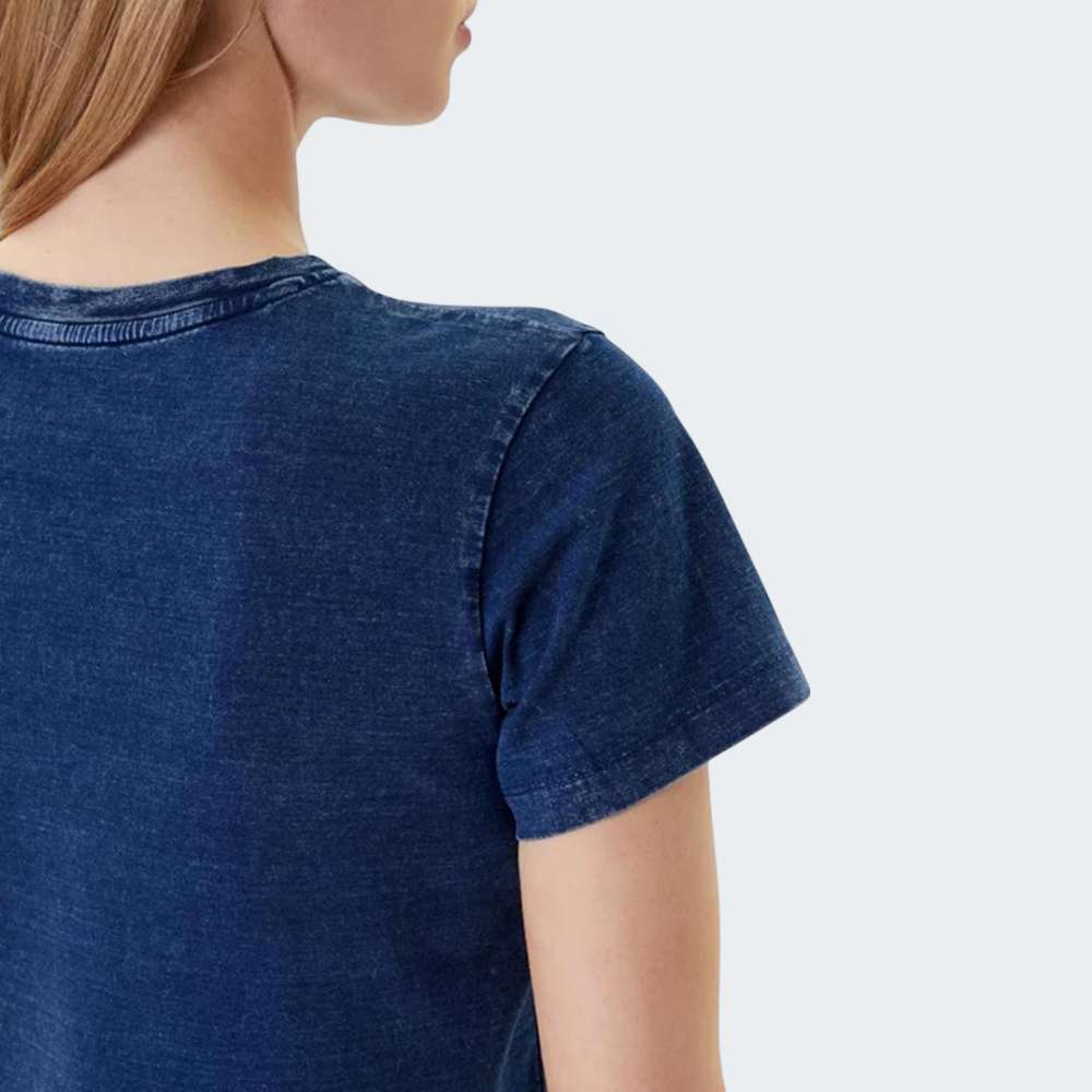 TSHIRT GUESS GJ SS CN REG INDIGO TRAINGLE