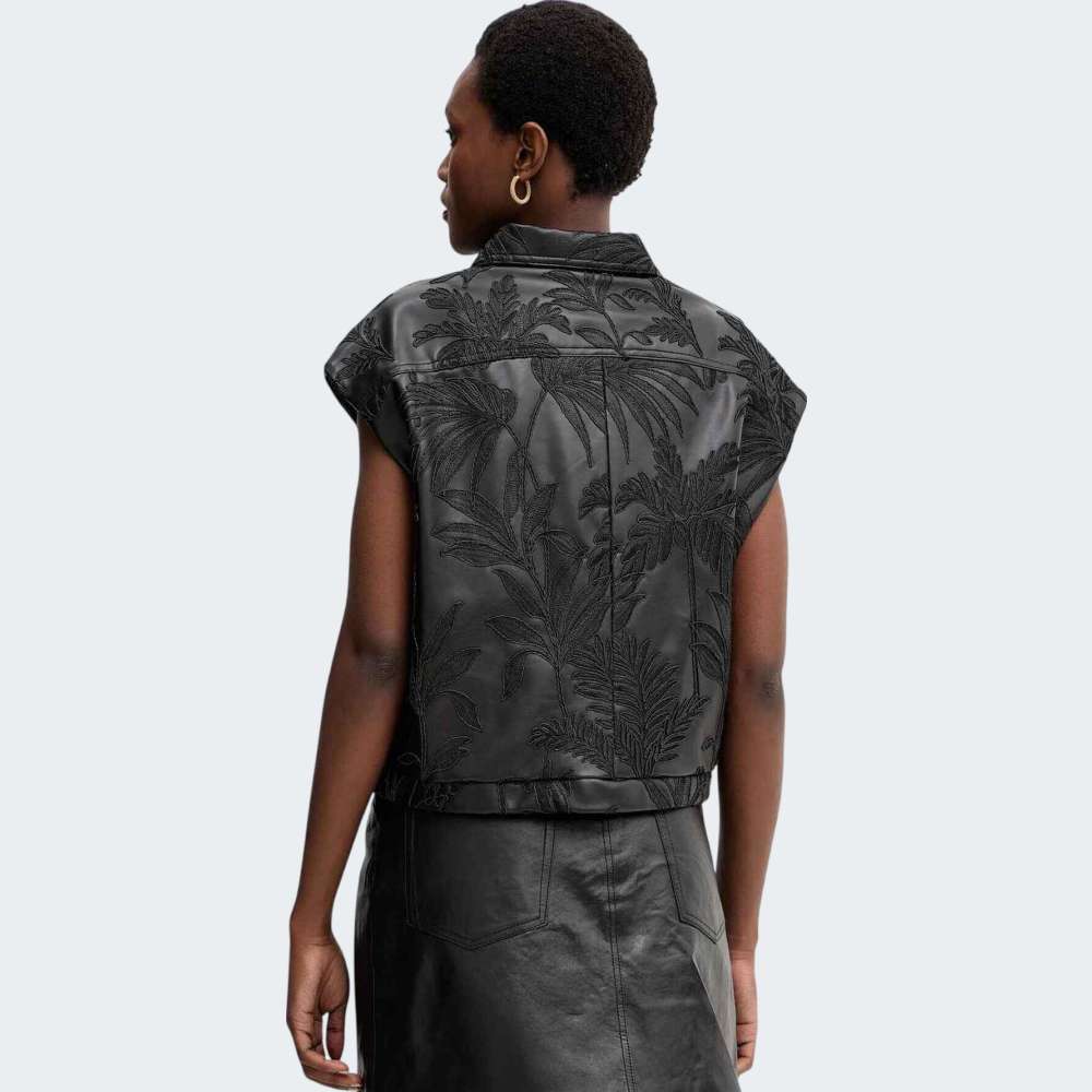  COLETE GUESS CHANTAL PU EMBRO VEST