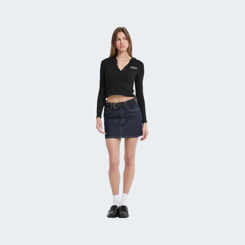 HOODIE GUESS GJ LS EMBRO SLIM