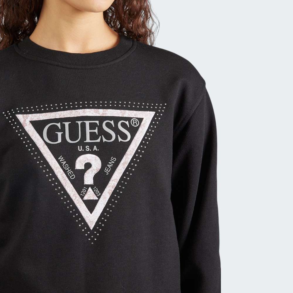 SWEATSHIRT GUESS RACHELE JBLK