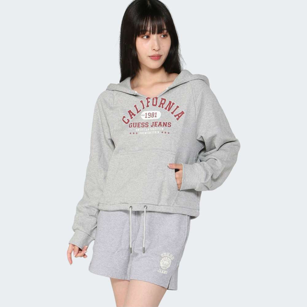  HOODIE GUESS GJ  NOTCH NECK
