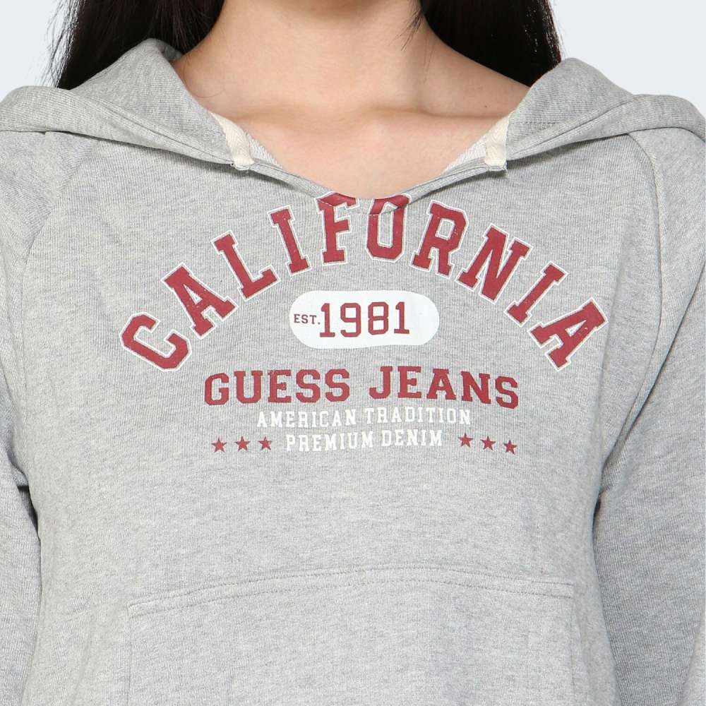  HOODIE GUESS GJ  NOTCH NECK