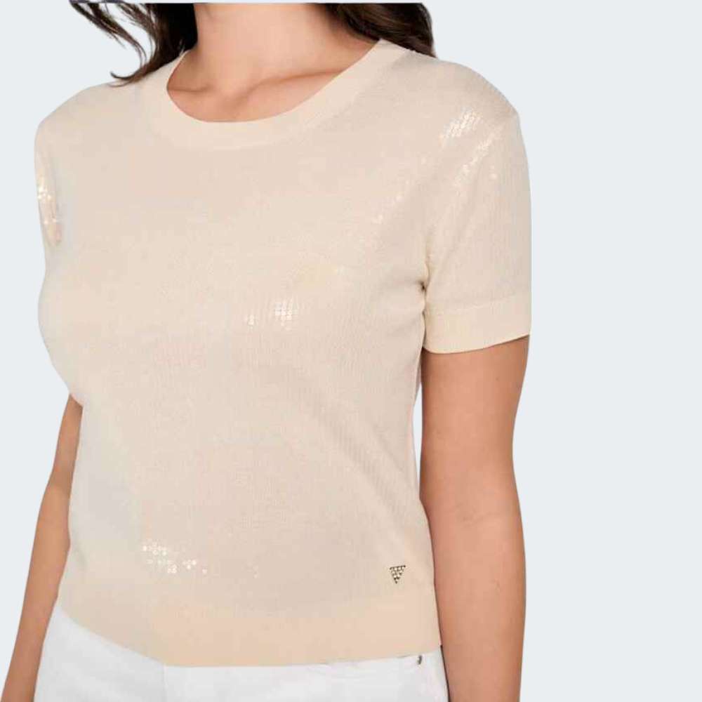 TSHIRT GUESS SS CN JUNIPER SEQUINS