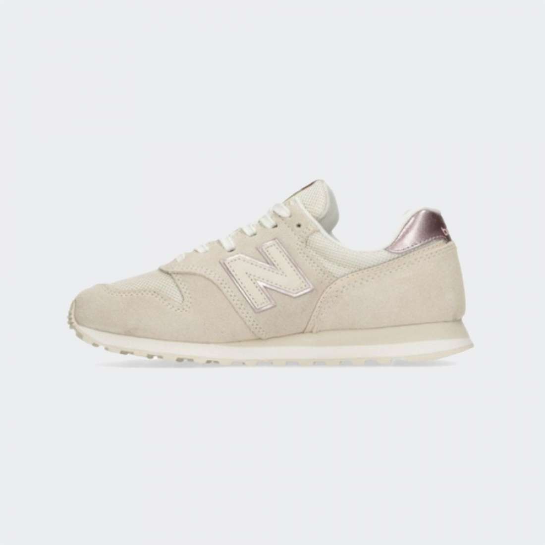 NEW BALANCE 373 BONE/PINK METALLIC