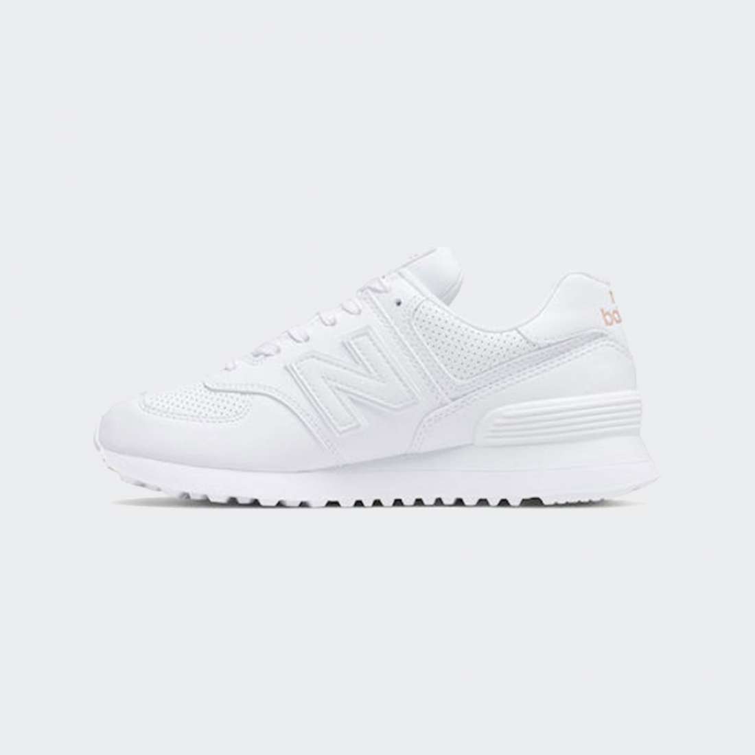 NEW BALANCE 574 WHITE/ROSE GOLD