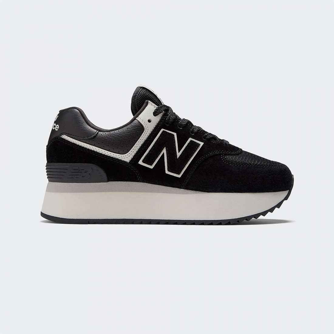 NEW BALANCE 574 + W BLACK/BLACK