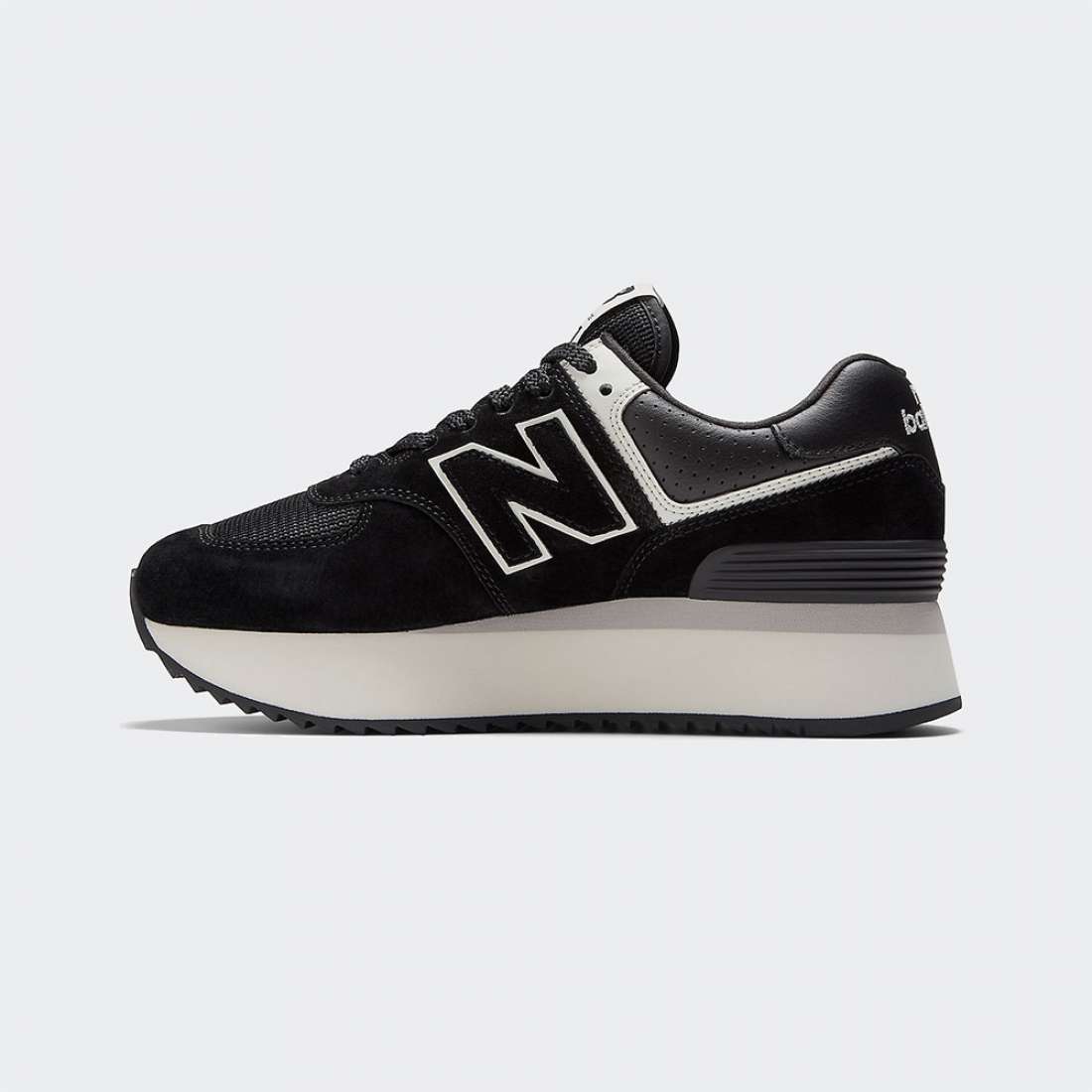 NEW BALANCE 574 + W BLACK/BLACK