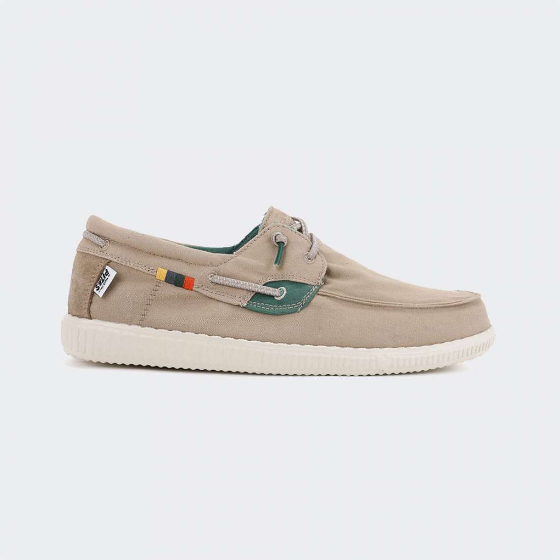 SAPATOS PITAS BOAT FLAG BEIGE