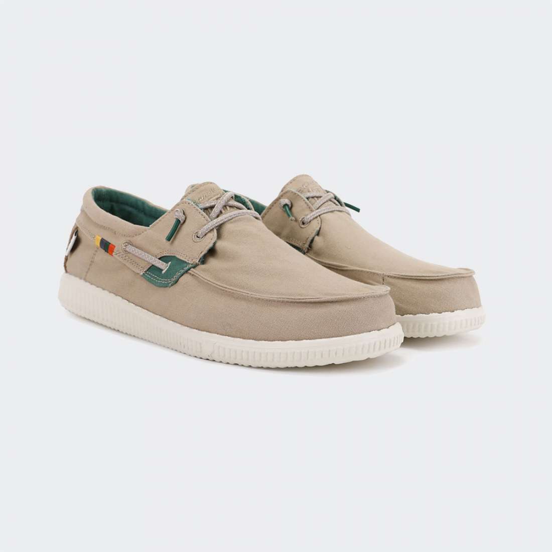 SAPATOS PITAS BOAT FLAG BEIGE