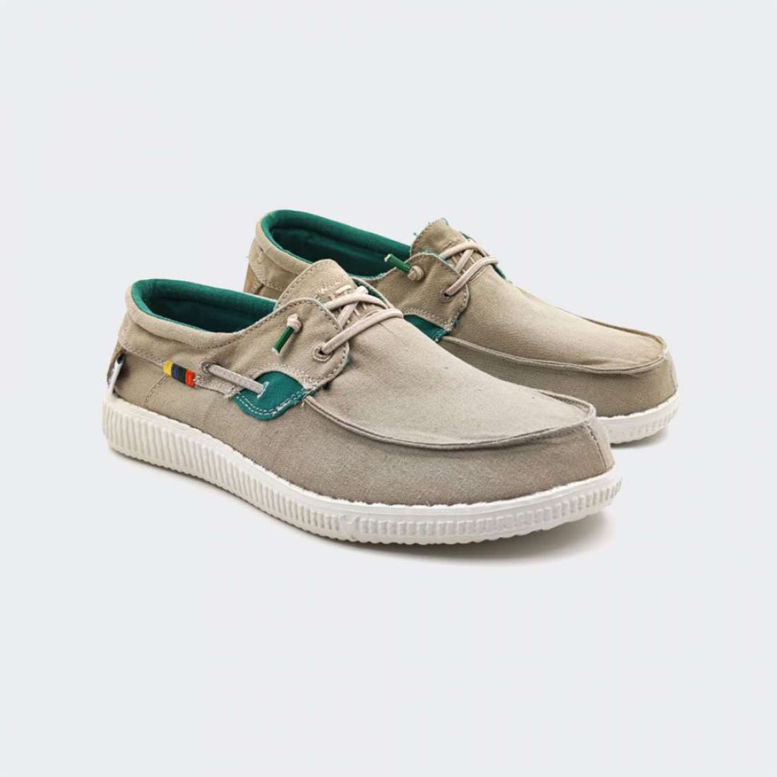 SAPATOS PITAS FLAG BOAT BEIGE