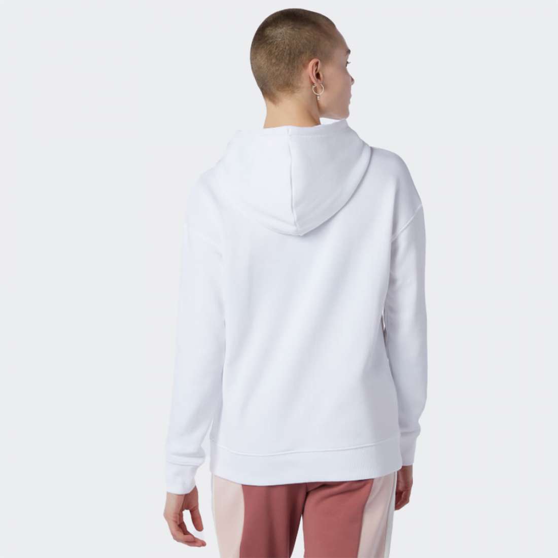 HOODIE NEW BALANCE ESSENTIALS ATHLETICS CLUB WHITE