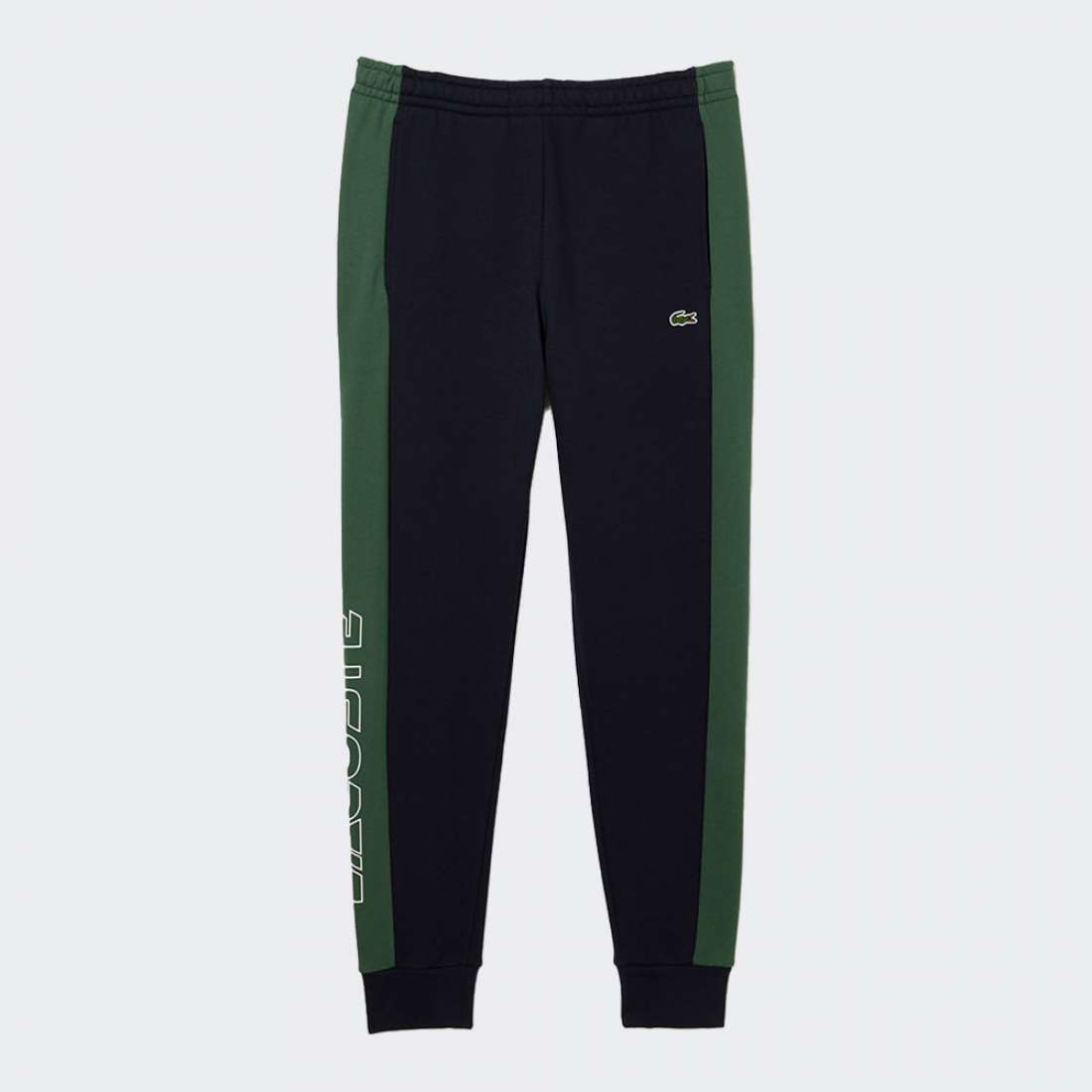 CALÇAS LACOSTE JOGGER COLOR BLOCK ABYSM/SEQUOIA