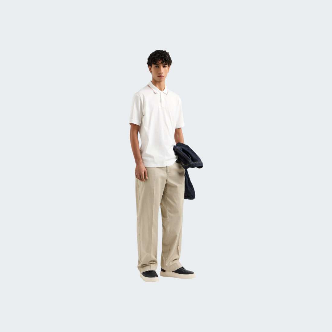 POLO ARMANI AX OFF WHITE