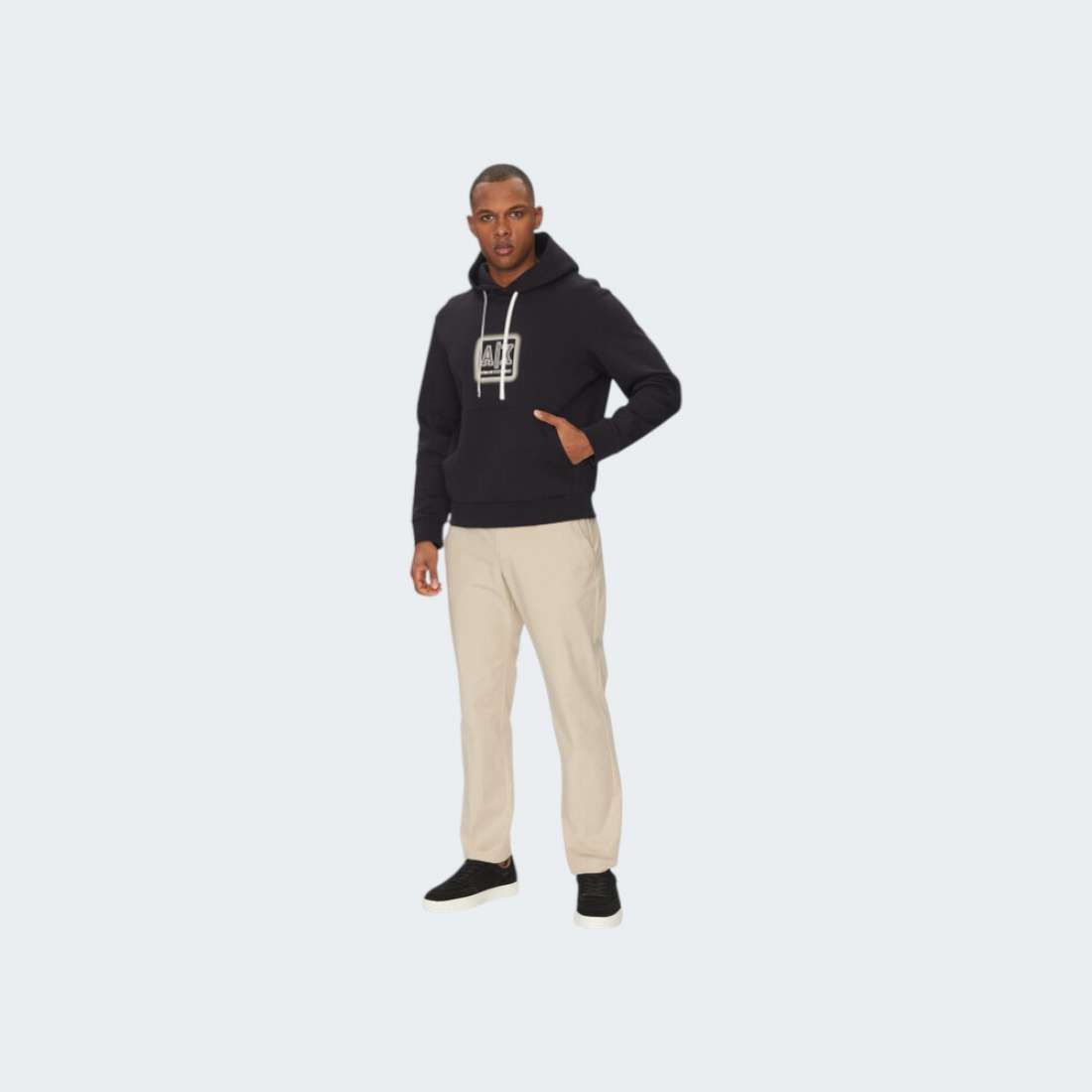 HOODIE ARMANI AX ROASTED CASHEW