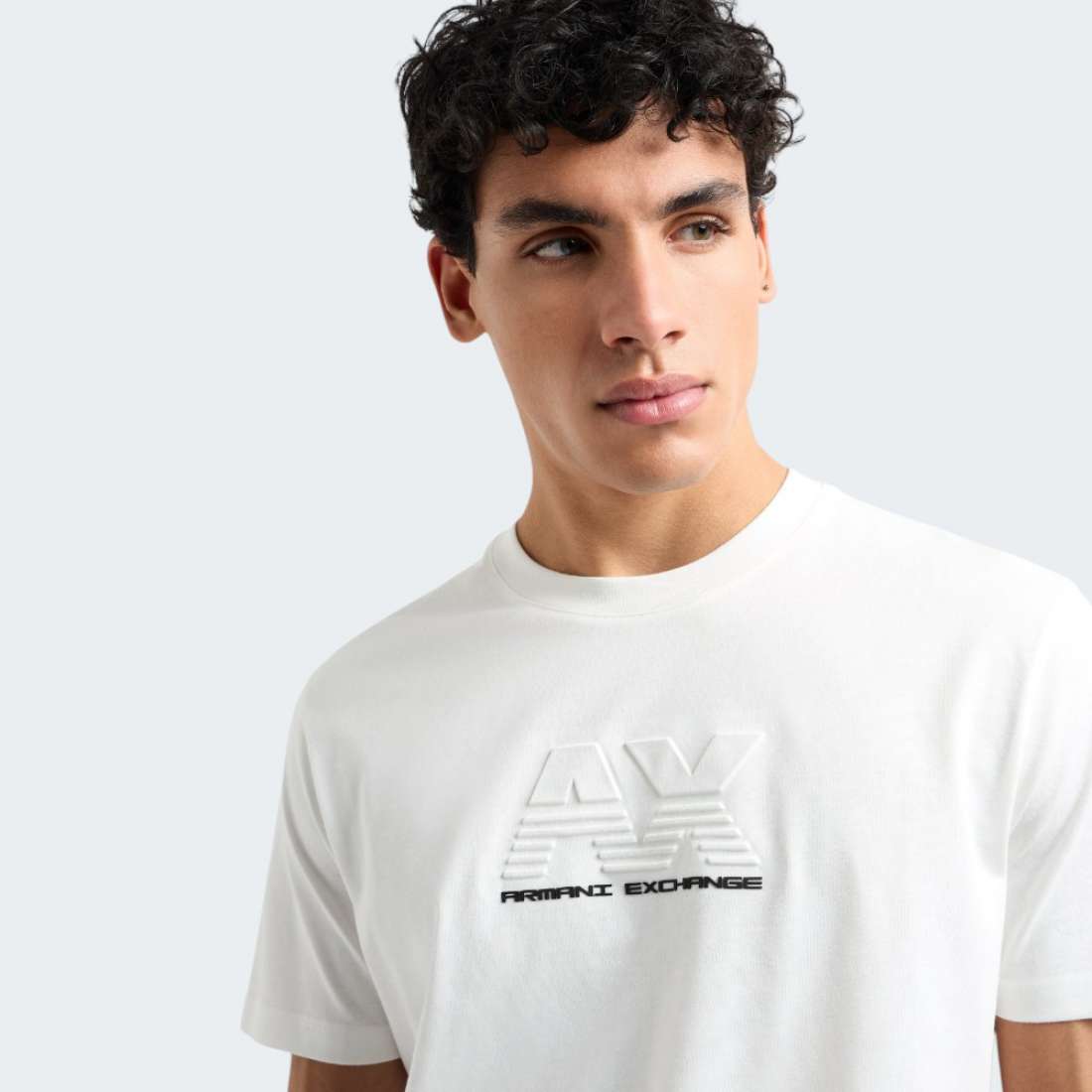 TSHIRT ARMANI AX OFF WHITE