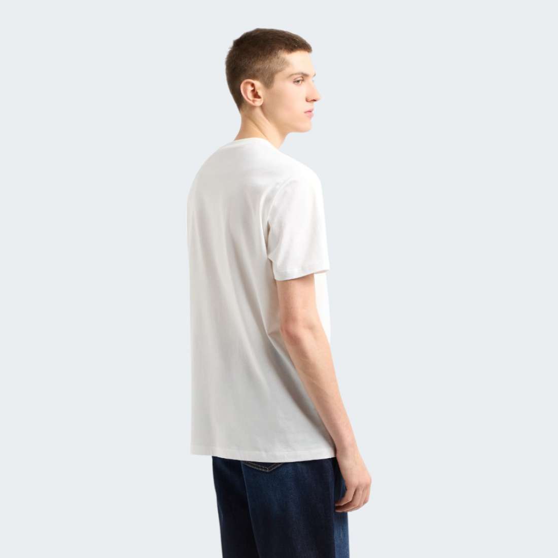 TSHIRT ARMANI AX OFF WHITE
