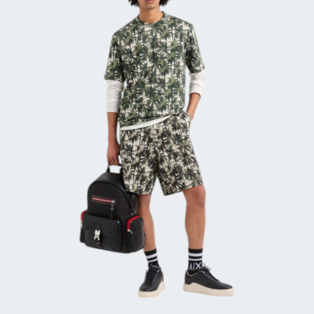 TSHIRT ARMANI AX GREEN RESORT