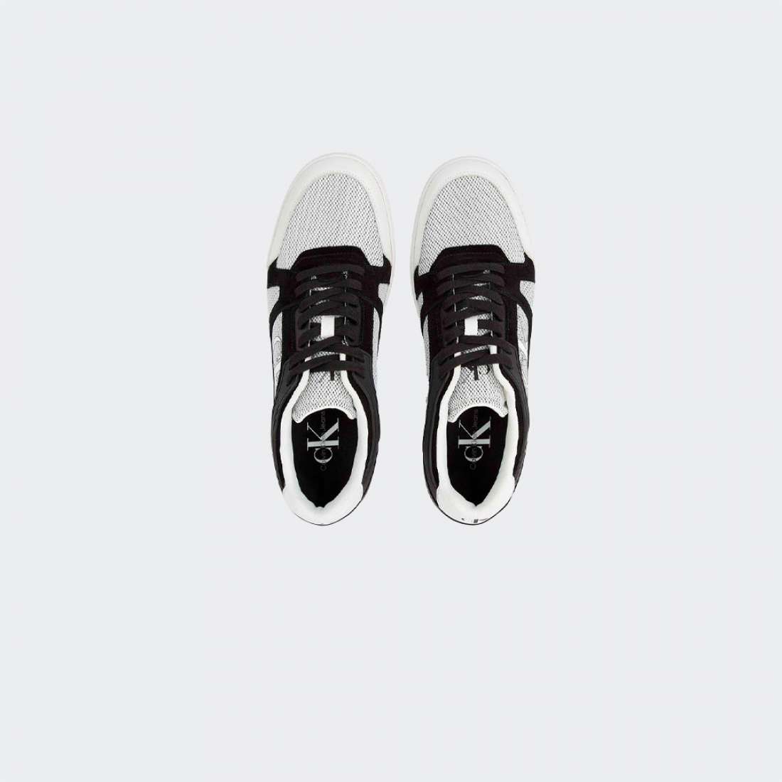 CALVIN KLEIN BASKET CUPSOLE BLACK/BRIGHT WHITE