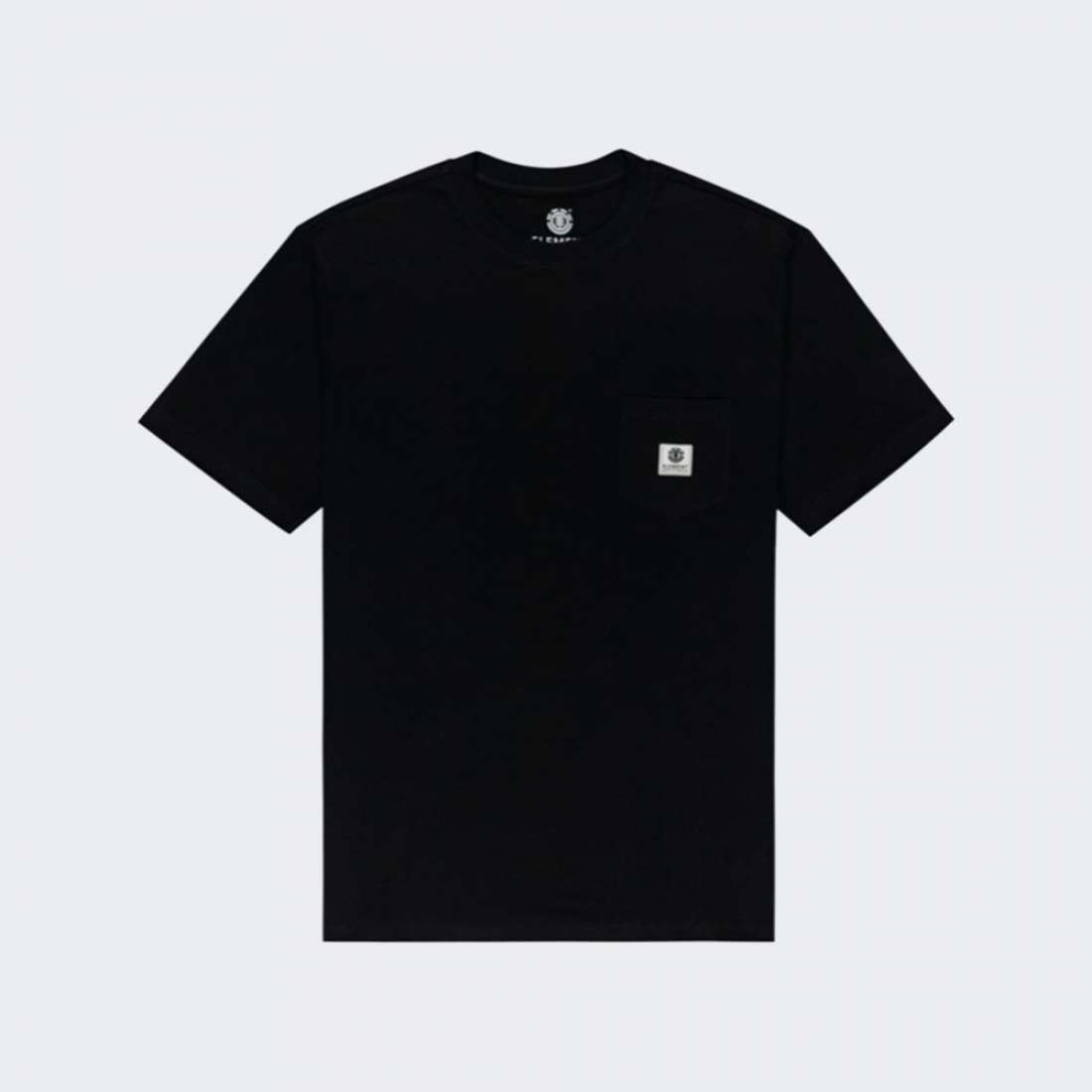 TSHIRT ELEMENT BASIC POCKET FLINT BLACK