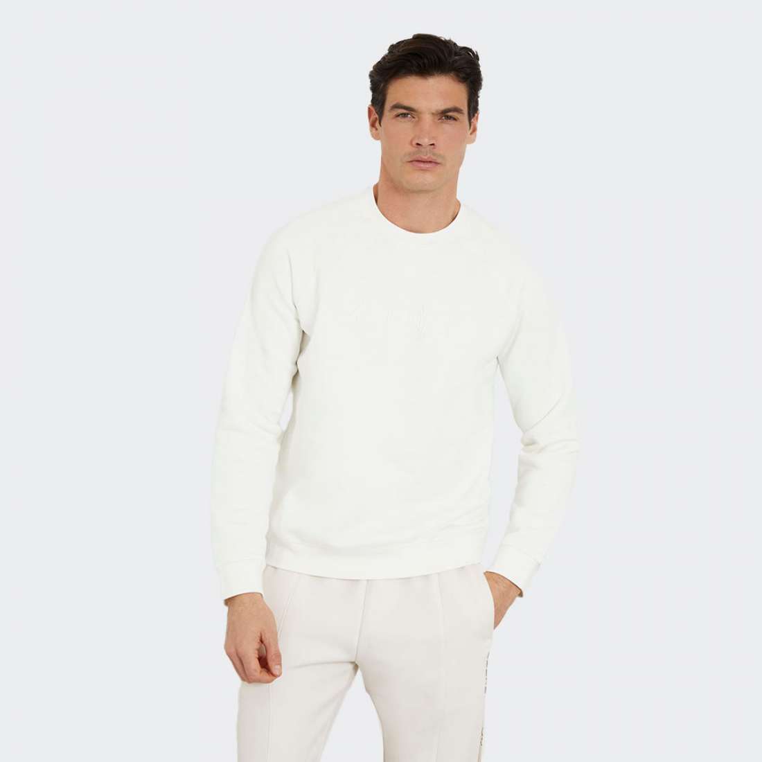 SWEATSHIRT GUESS FRONT LOGO SCFY