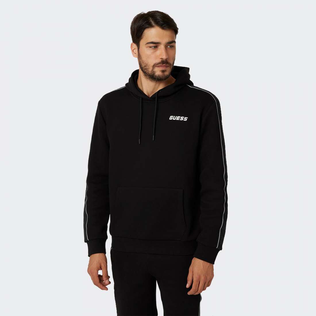 HOODIE GUESS MICKEY JBLK