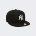BONÉ NEW ERA NEW YORK YANKEES 59FIFTY K BLACK/WHITE