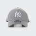 BONÉ NEW ERA 940 LEAGUE BASIC NY YANKEES GREY/WHITE
