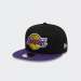 BONÉ NEW ERA LOS ANGELES LAKERS BLACK/PURPLE