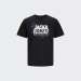 TSHIRT JACK & JONES JCOMAP LOGO BLACK