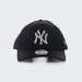 BONÉ NEW ERA METALLIC NEW YORK YANKEES BLACK/SILVER