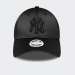261W20 BONE NEW ERA NEW YORK YANKEES WOMENS MLB SATIN 9FORTY