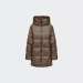 BLUSÃO ONLY ASTA OVERSIZE PUFFER WALNUT