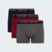 PACK 3 BOXERS TOMMY HILFIGER 1U879038420YY, DS SKY/DARK ASH/ROUGE