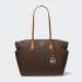 MALA MICHAEL KORS MARILYN MEDIUM LOGO TOTE BRN/ACORN